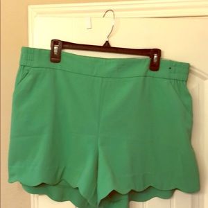 Green shorts